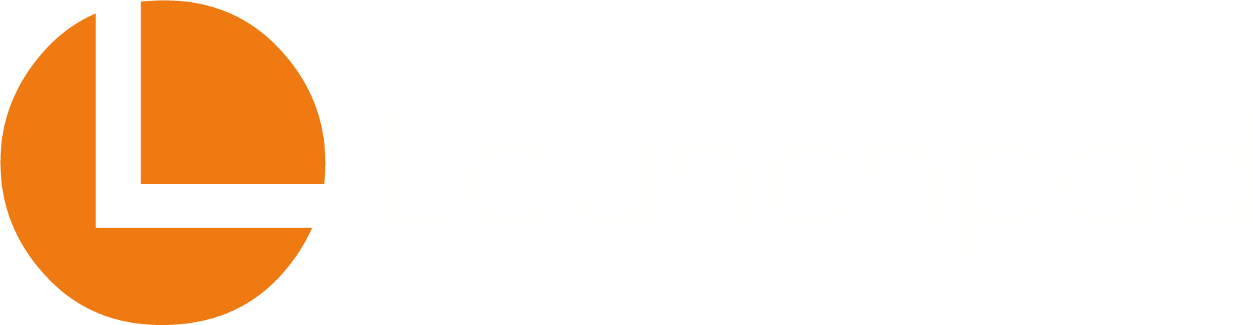Launchpad orange logo on white background