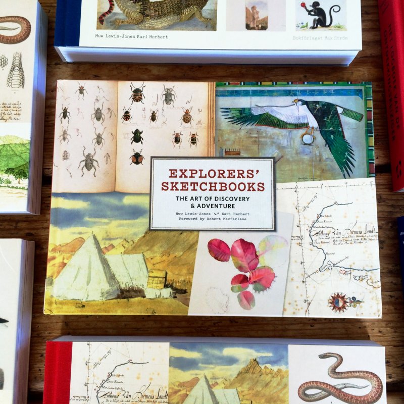 An Explorers sketchbook
