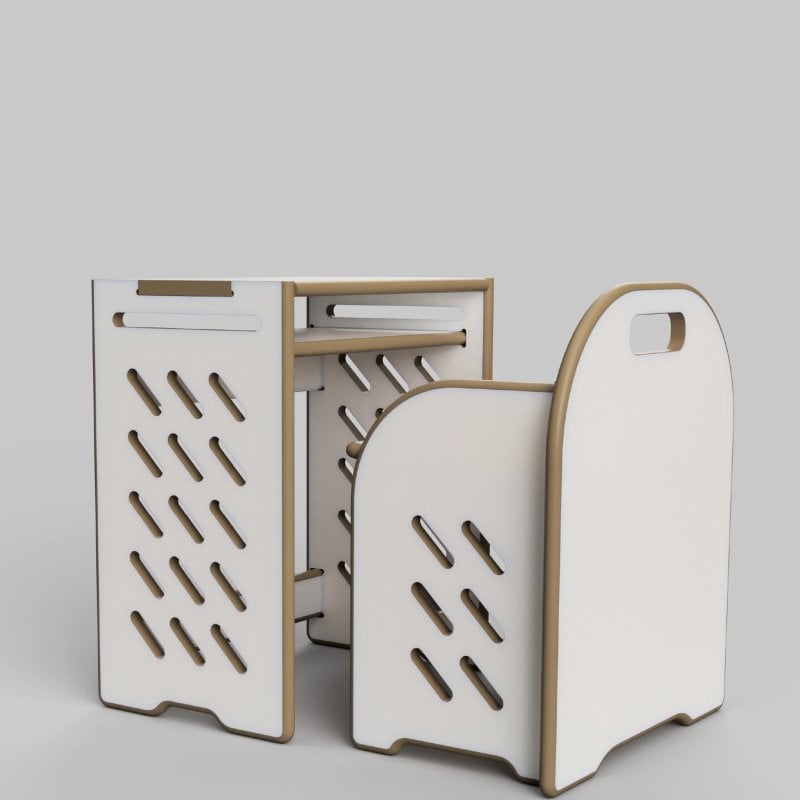 Sustainable Product Design prison furniture designed by Arthuer Scaife