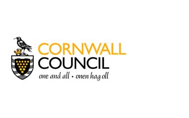 Cornwall Council white logo