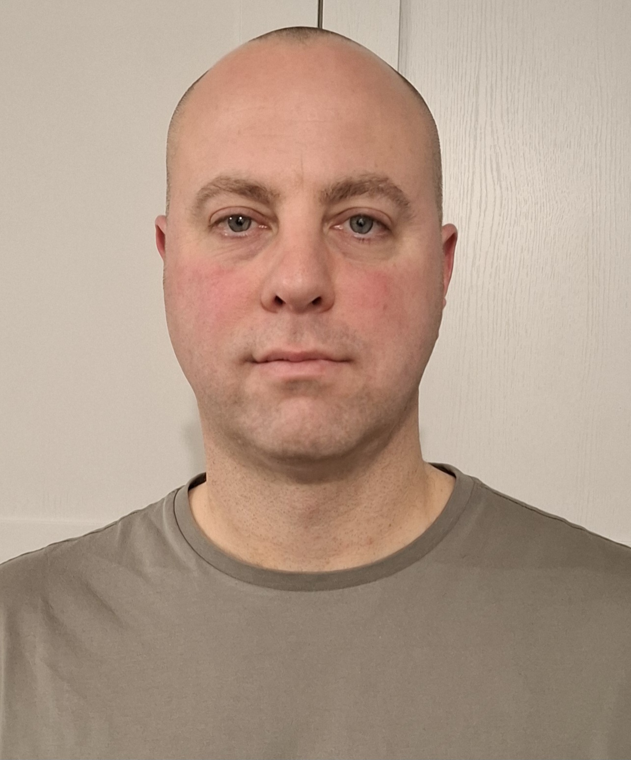 A man looking into the camera