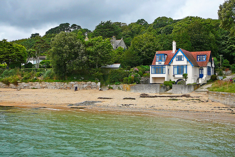 A view of Kiln Quay Beach at Flushing, near Falmouth
