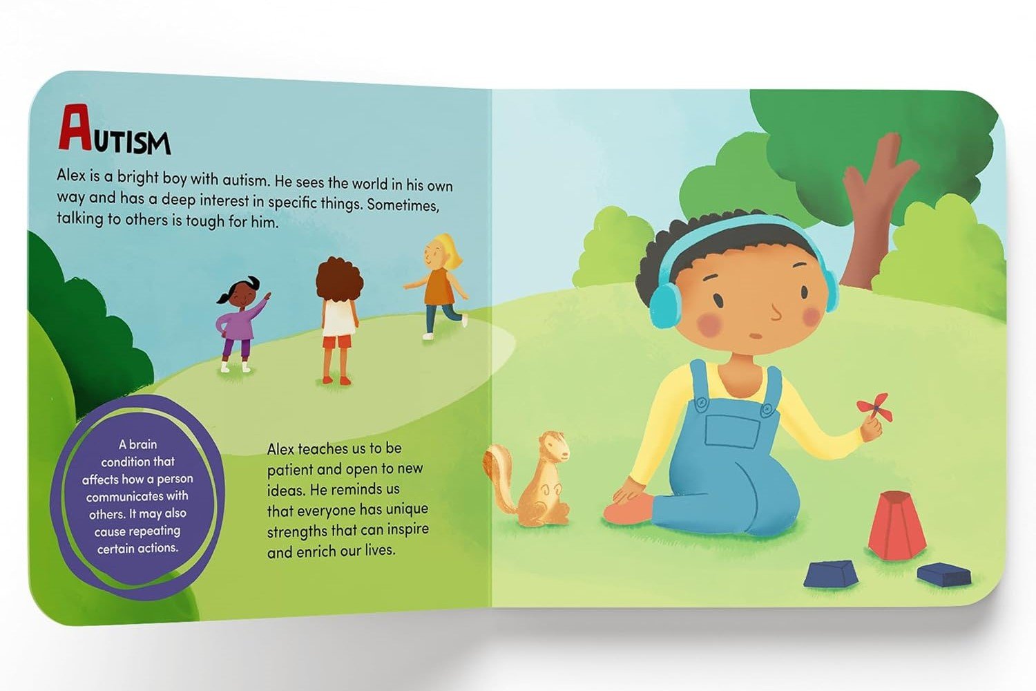 Pages of a children's book