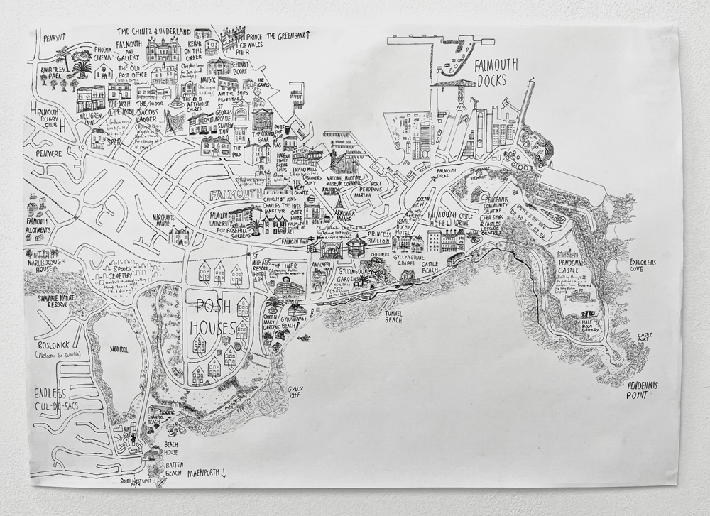 Matthew's map of Falmouth