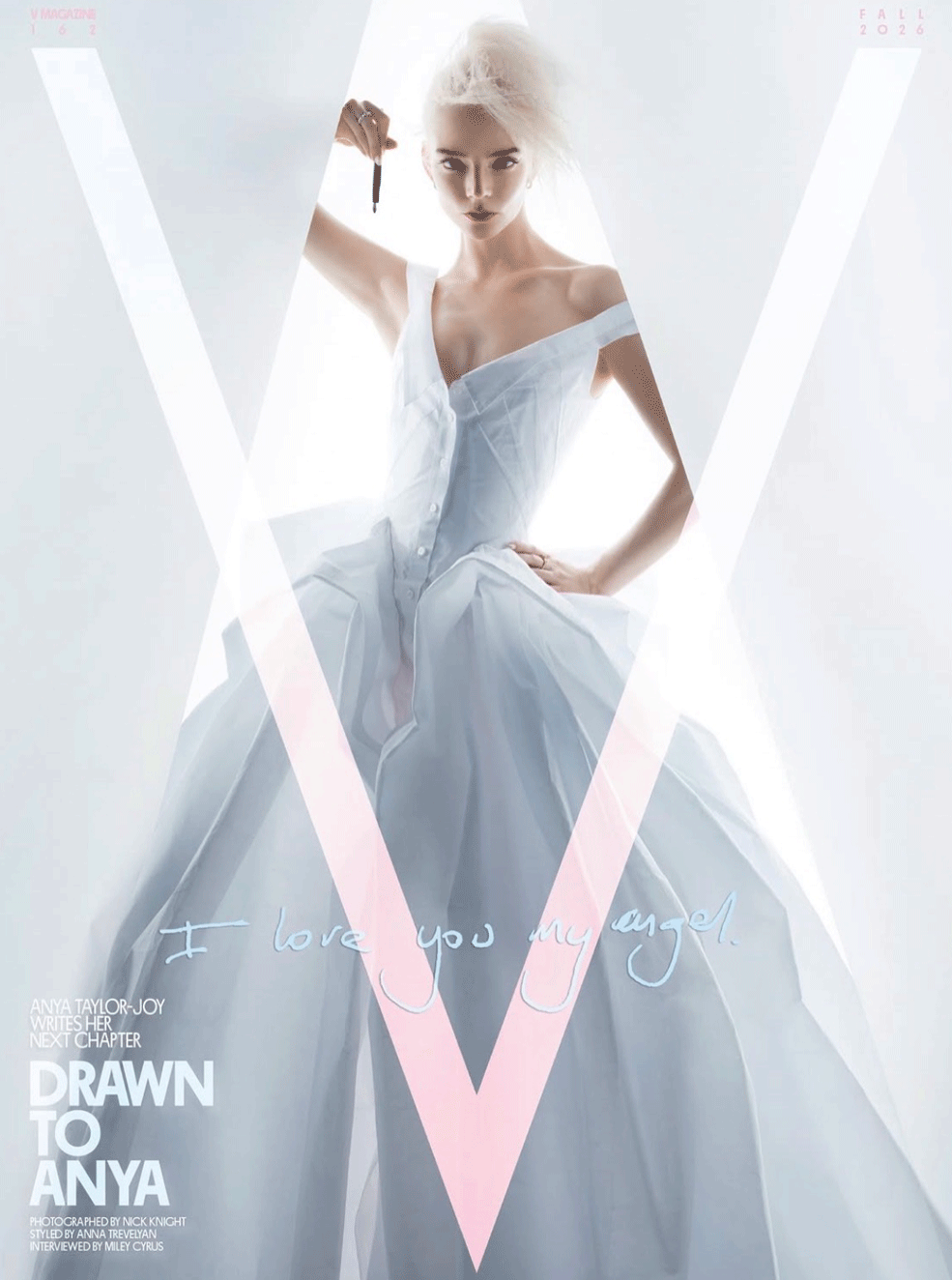 Anya Taylor Joy on the cover of V Magazine