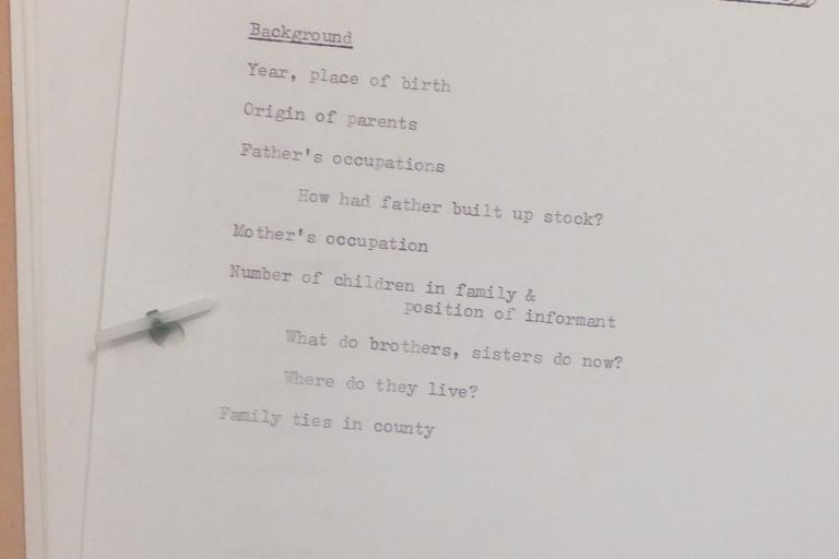 Records of ‘Family Farming in West Penwith 1919 – 1939'