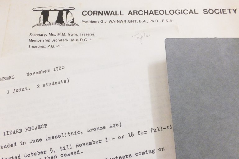 Cornwall Archaeological Society Archive