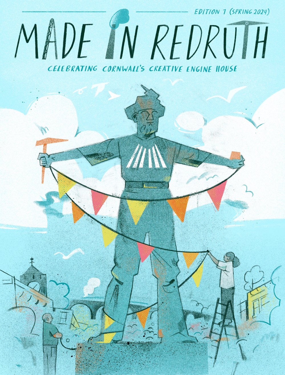 A magazine cover