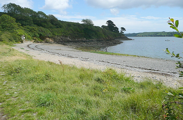View of Porth Saxon Beach, near Falmouth