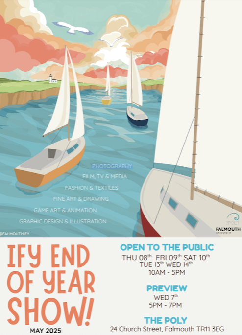 IFY End of Year Show 2025 art poster