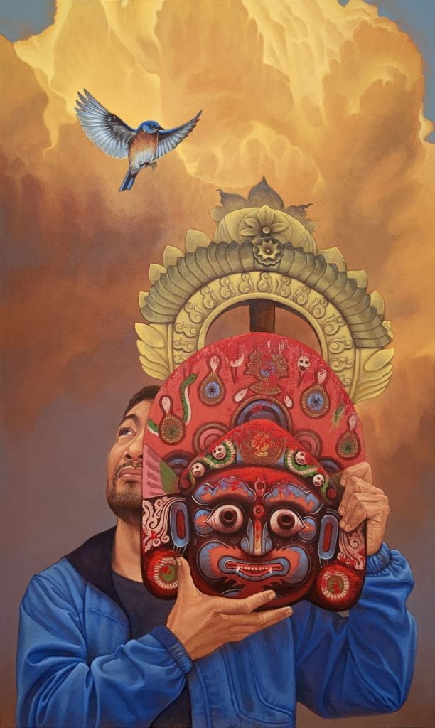 An oil painting