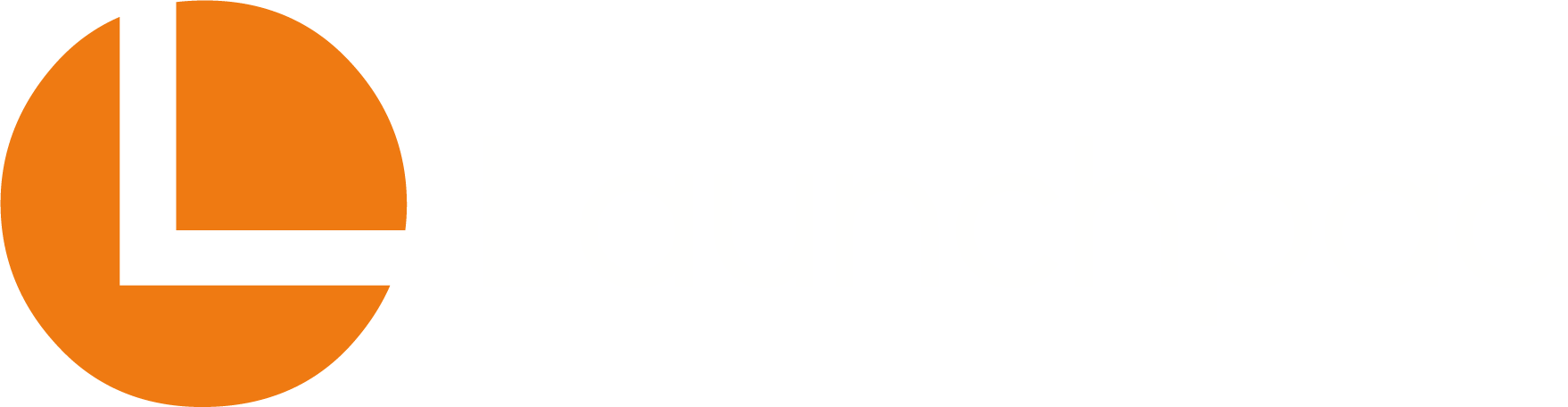 Launchpad orange logo on white background