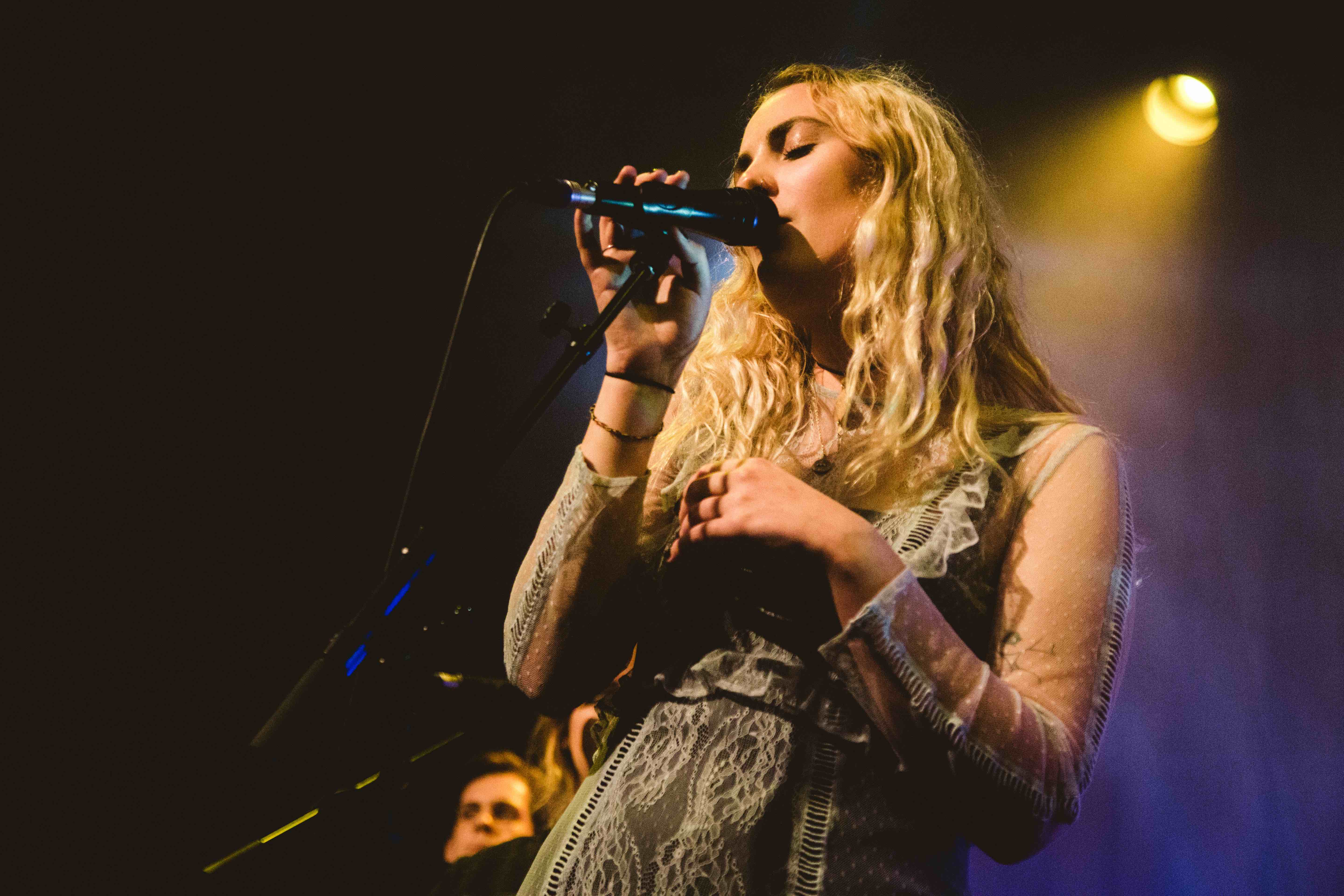 Solo singing performer Mia Tuesday at AMATA arts centre