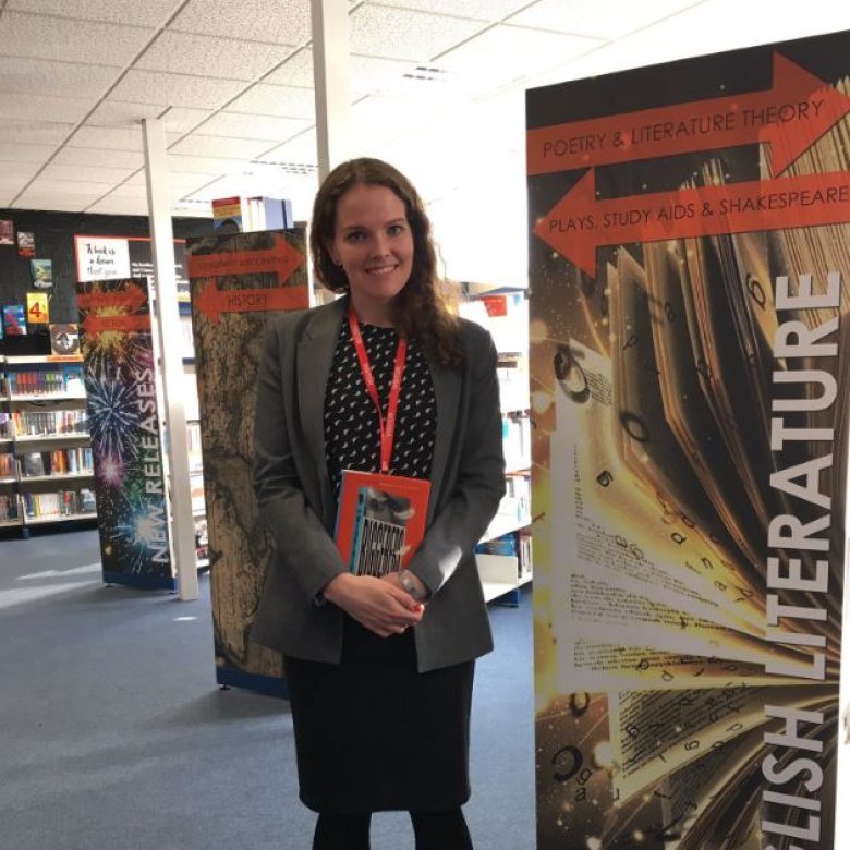 Amy Lilwall at Bodmin College Library
