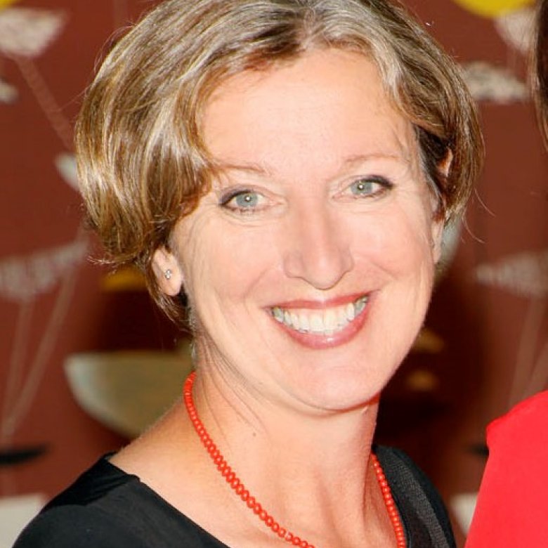 Emma Hunt smiling at camera