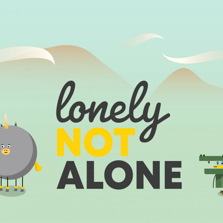 Graphic from Lonely Not Alone campaign