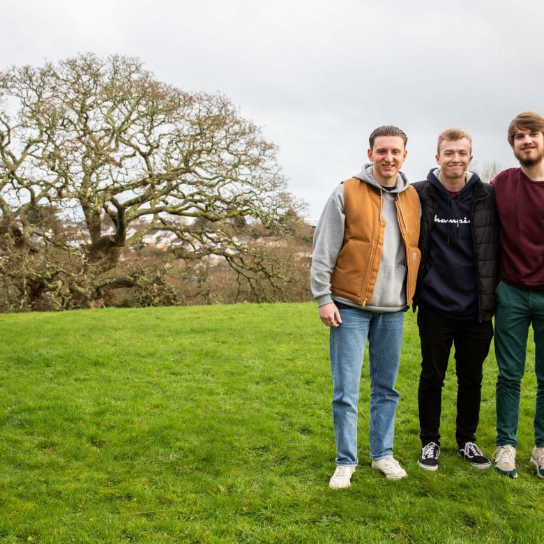 Students outside