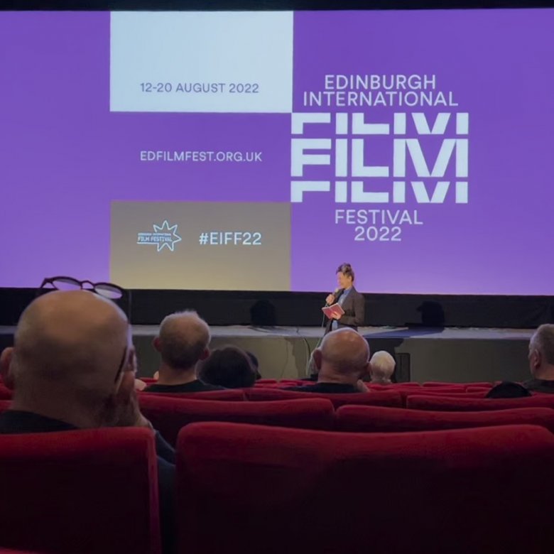 A Q&A session at Edinburgh Film Festival 