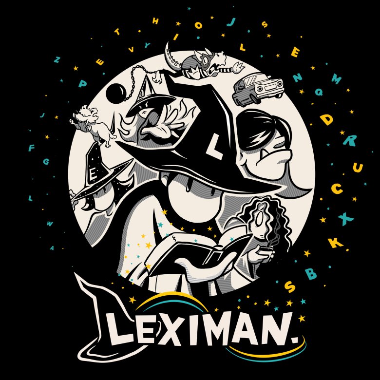 Logo for Knights of Borria game 'Leximan'