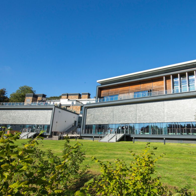 The AMATA Arts Centre building on a sunny day