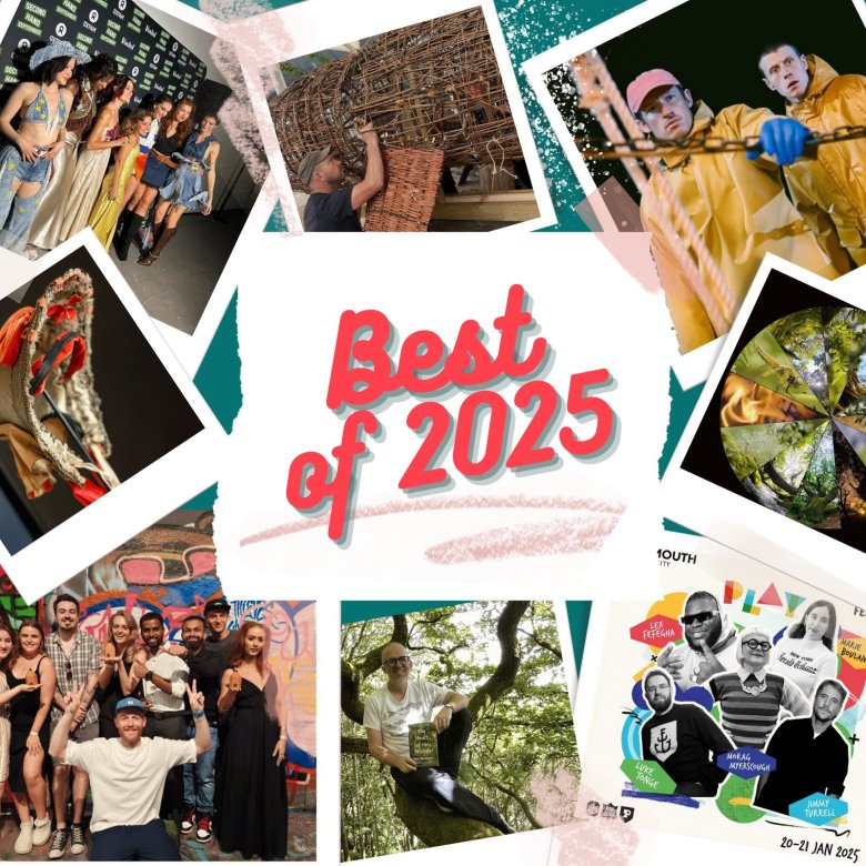 A scrapbook of images