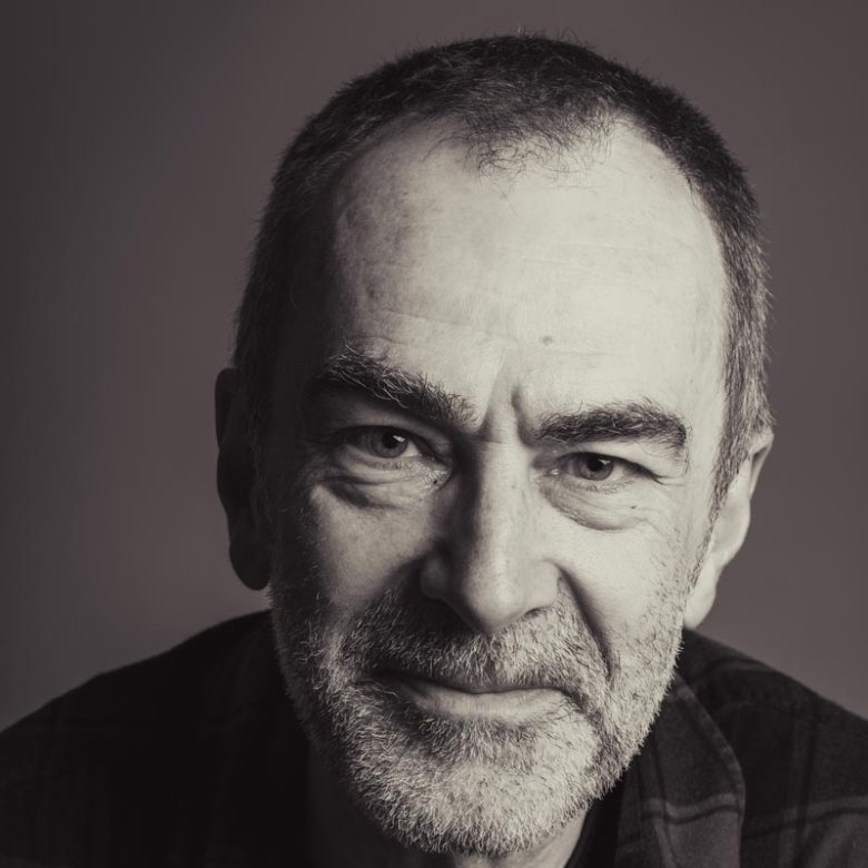 Black and white photograph of Will Dickson