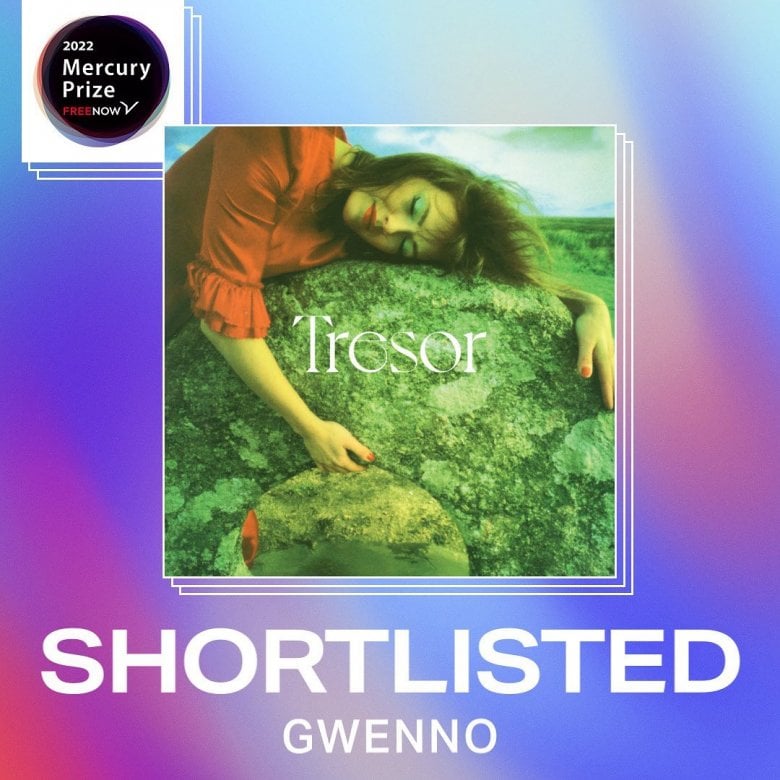 Album cover for Tresor by Gwenno with 'Mercury Prize Shortlisted' text 