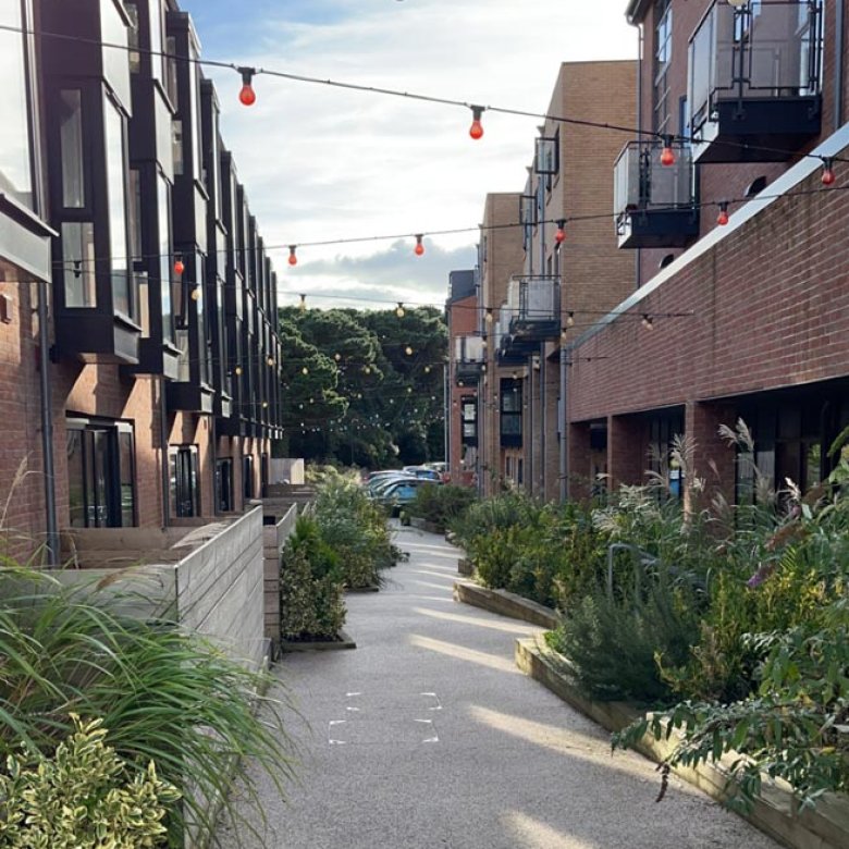 Ocean View student accommodation building in Falmouth