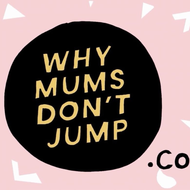 Logo of Why Mums Don't Jump podcast