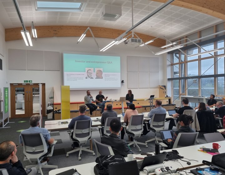 Investment readiness session in the Launchpad studio