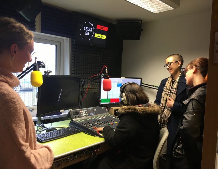 Students visit Source FM