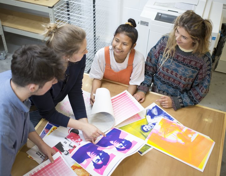 Group of Fashion and Textiles students