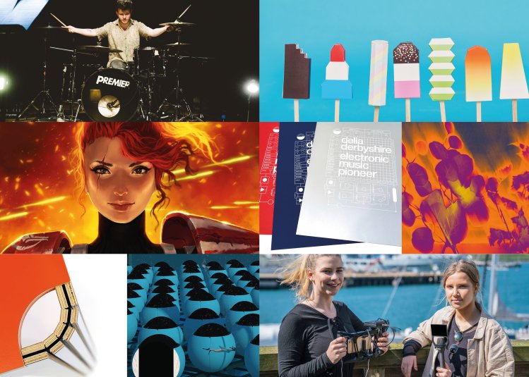 Montage of student work