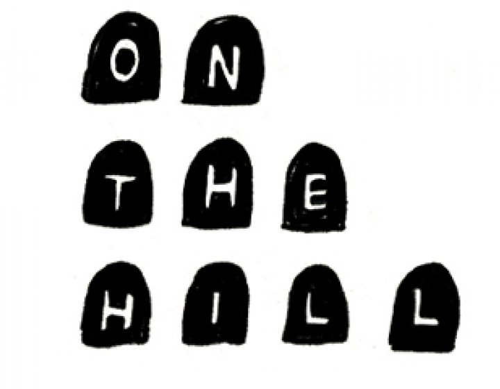 On The Hill - each letting in a black headstone