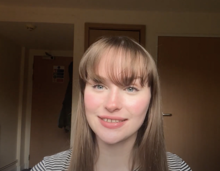 Image of Student Ambassador Isabella, taken from her How to apply for accommodation guide