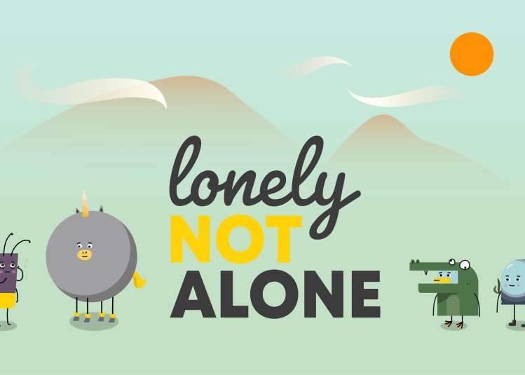 Graphic from Lonely Not Alone campaign