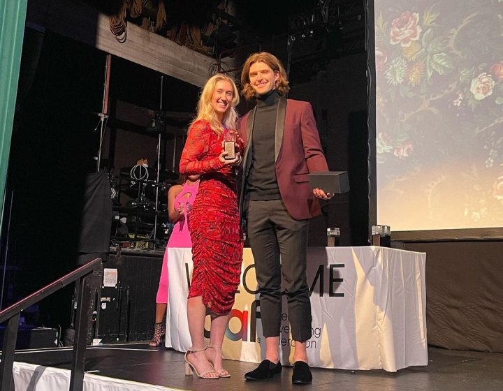 Graduate Jonah wins award