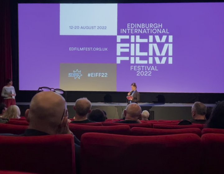 A Q&A session at Edinburgh Film Festival