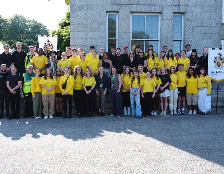 Student ambassadors in a group photo