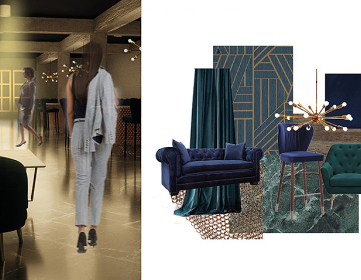 Interior Design student work by Sam Viney
