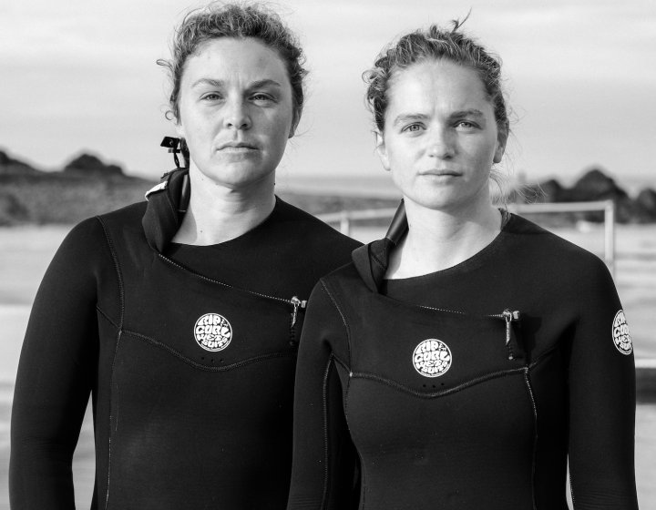 Portrait of women by the sea