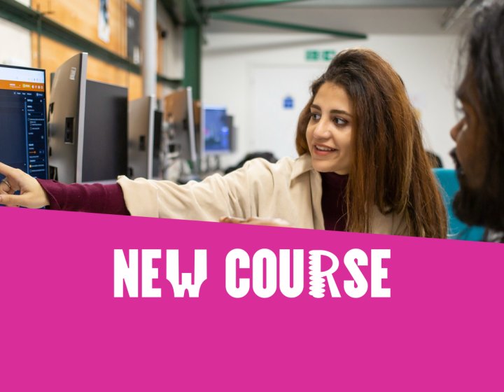 Image advertising our course page