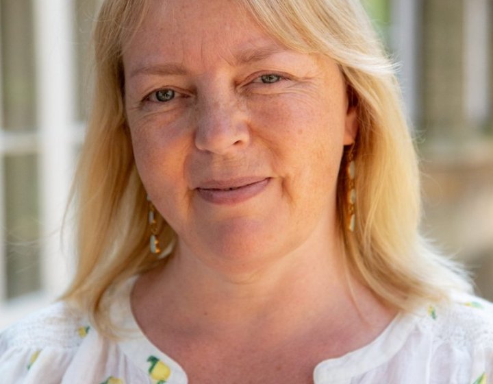 A headshot of academic Amber Burton 