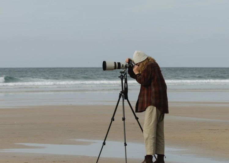 Anya Wilding on the beach