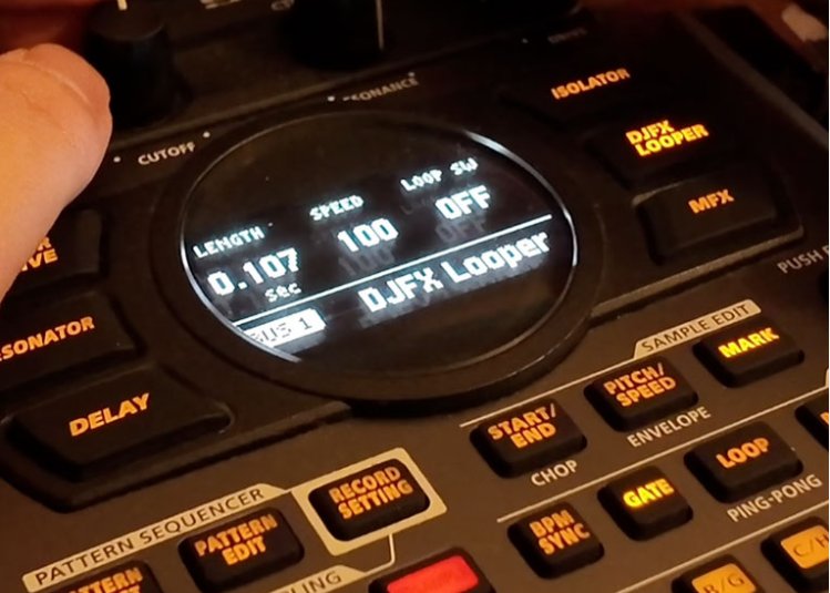 A close up image of music technology equipment