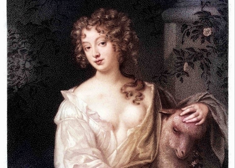 A painted picture of Nell Gwynn