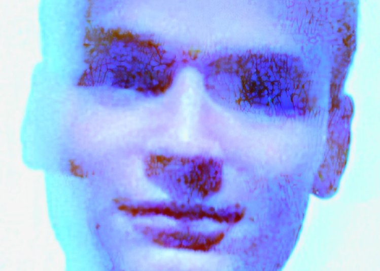 A blurred headshot of Toby Alford