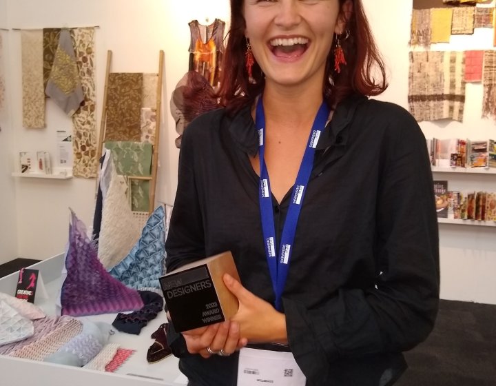 Textile Design Student Beth Somerville's winning New Designers 2023