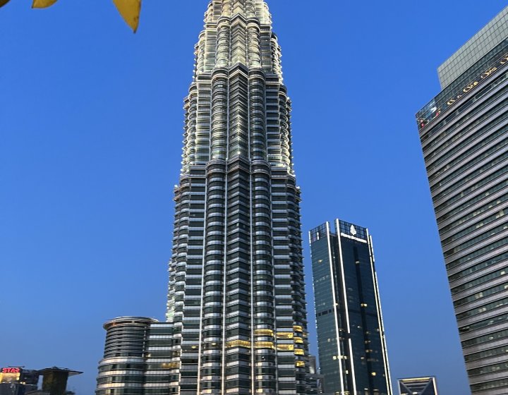 View of skyscrapers in Kuala Lumpur