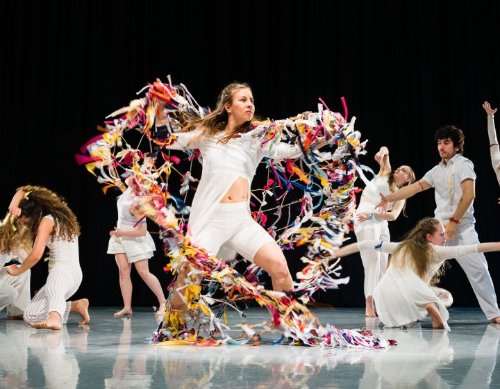 Dance and Choreography students dancing